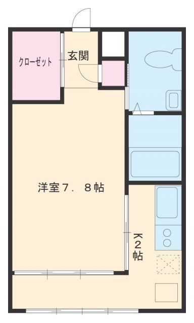 愛知県名古屋市緑区古鳴海１（アパート）の賃貸物件の間取り