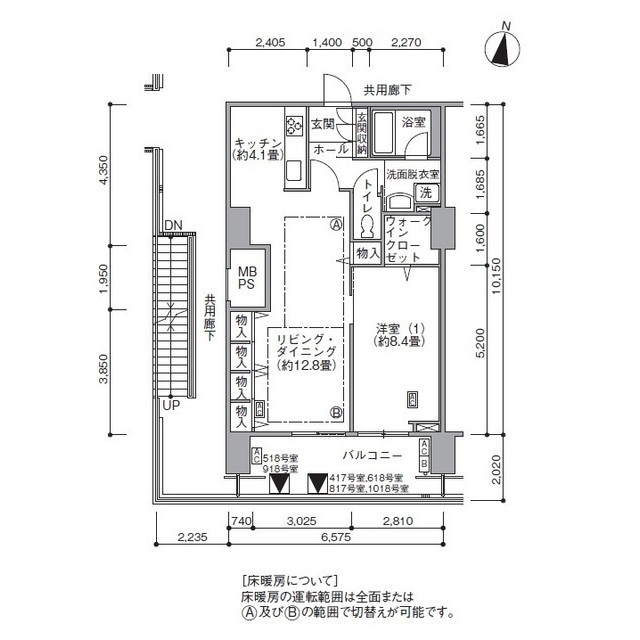 東雲キャナルコートＣＯＤＡＮ１７号棟の間取り