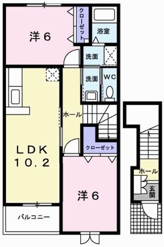 メゾンローレルの間取り