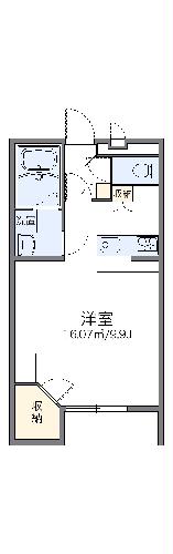 レオパレスシェルエトワールの間取り