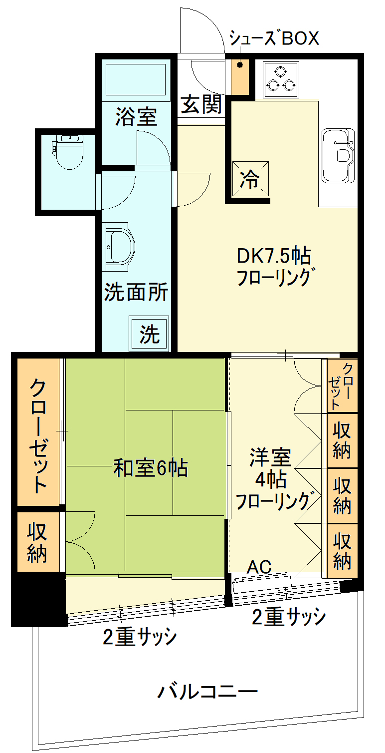 サクラピアの間取り