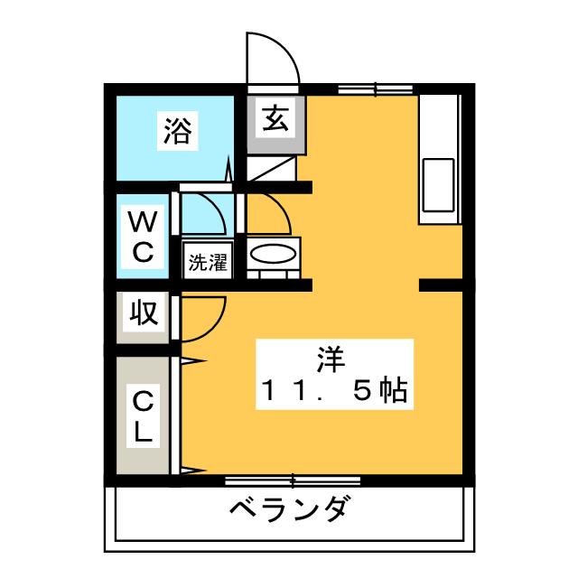 ラフォーレ前橋の間取り