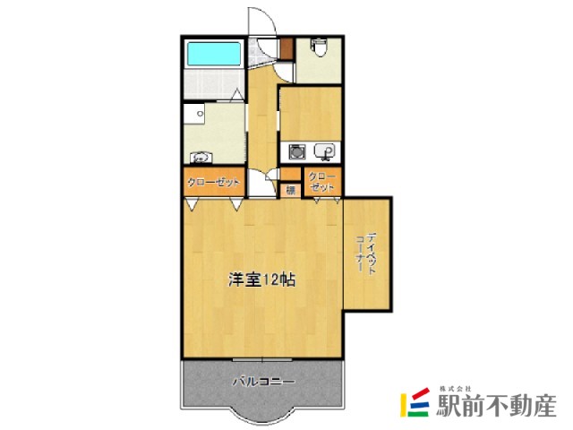 小郡市小郡のマンションの間取り