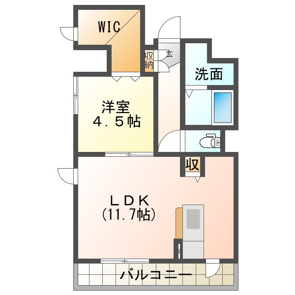 シンフォニー中町の間取り