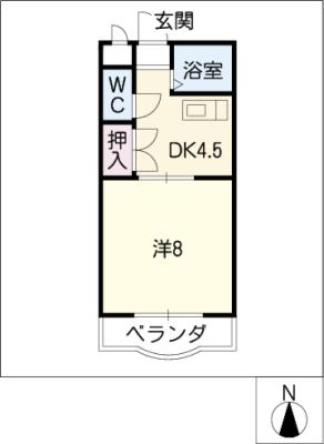 エクシブ長久手の間取り