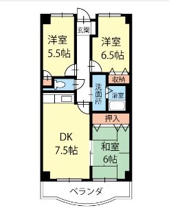 【ラ・トゥールTOWAの間取り】