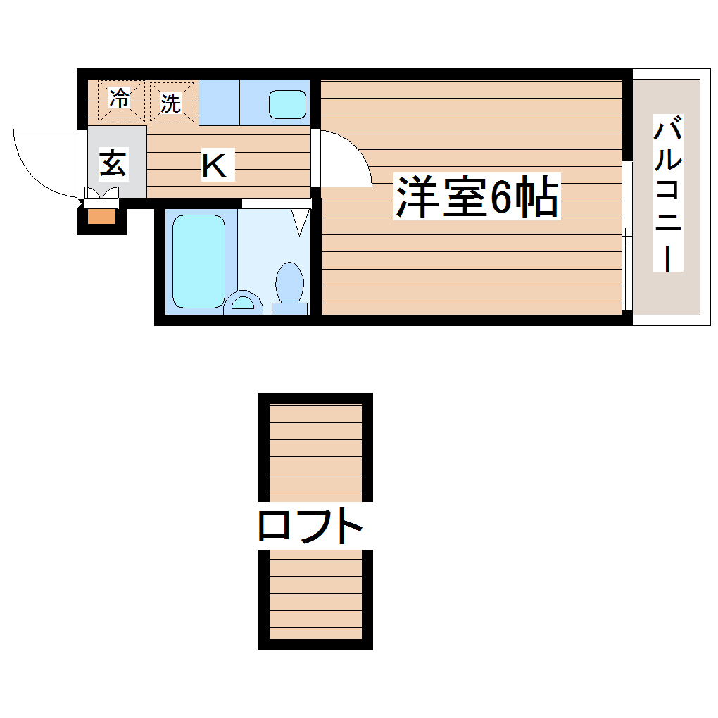 ロフティ桜木町の間取り