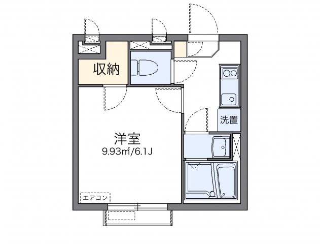 川崎市川崎区浅田のマンションの間取り