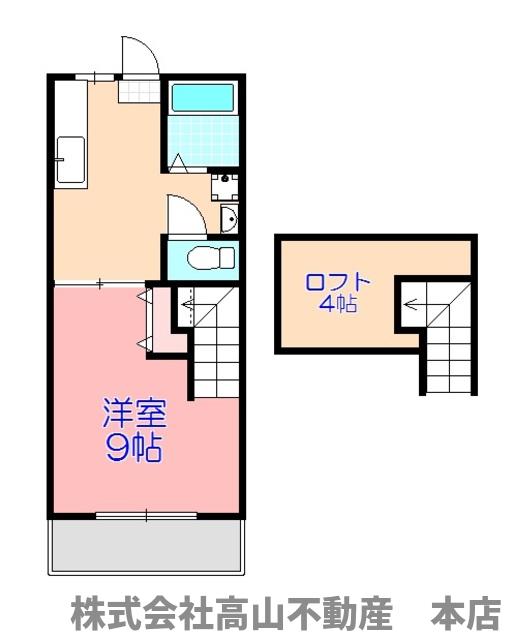 ジェニファー24　B棟の間取り