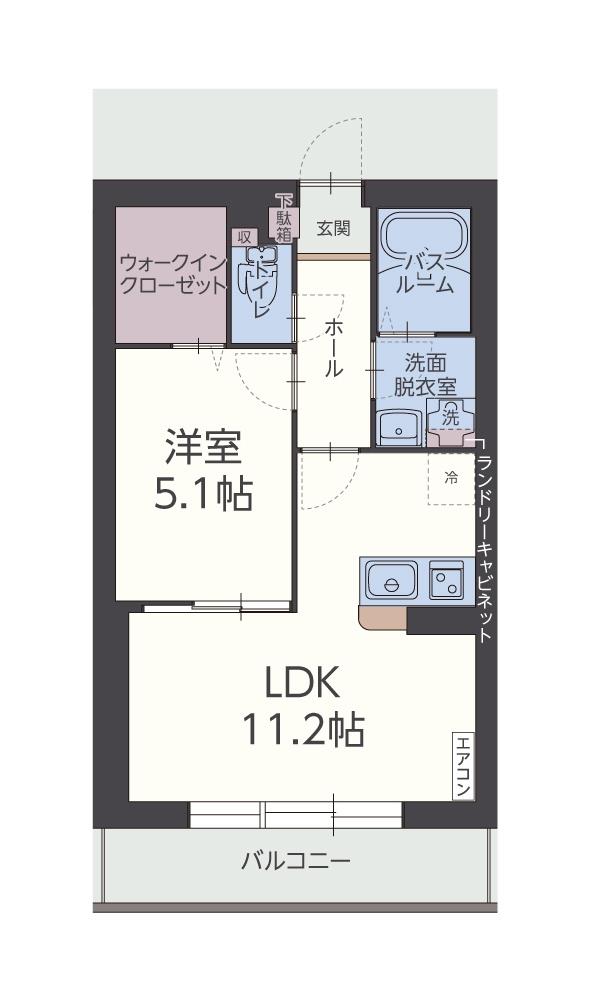 ユズソラーナの間取り