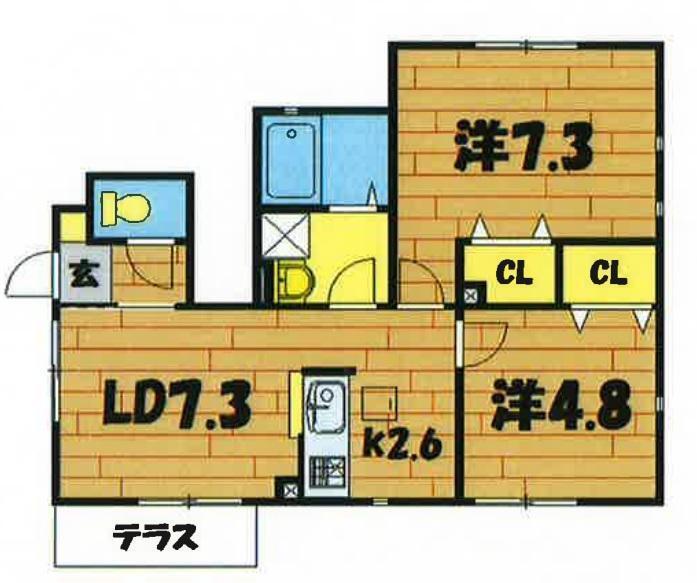 グランドソレイユの間取り