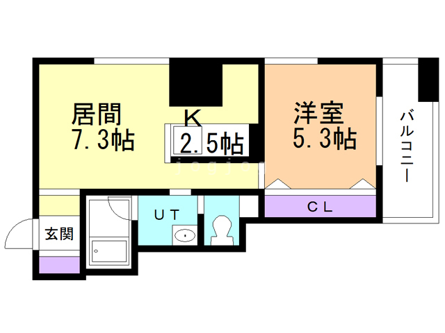 ＫＤＸレジデンス大通公園の間取り