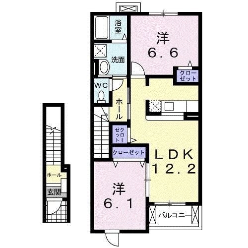 フォレスト　Ｋの間取り