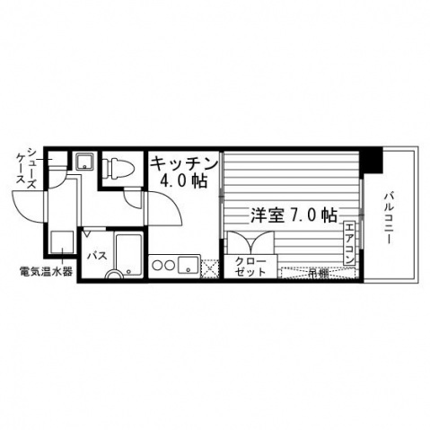 サンメイツ京阪・竹田の間取り