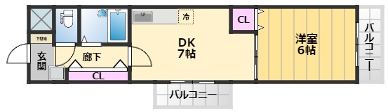 リヴェール・エストの間取り