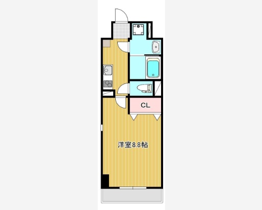 総社市駅前のマンションの間取り