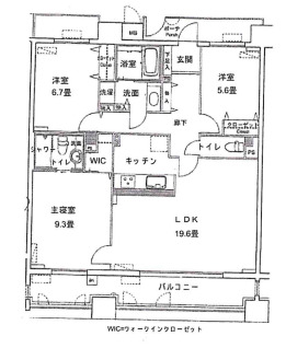 フジヤマフラッツの間取り