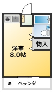 豊田市高岡本町のマンションの間取り