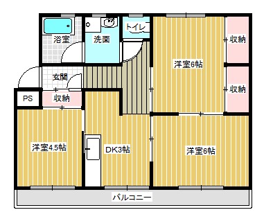 フモトハイツの間取り