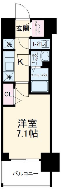 プレサンスNAGOYAファストの間取り