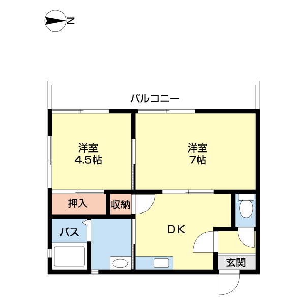 サンハイツＣの間取り