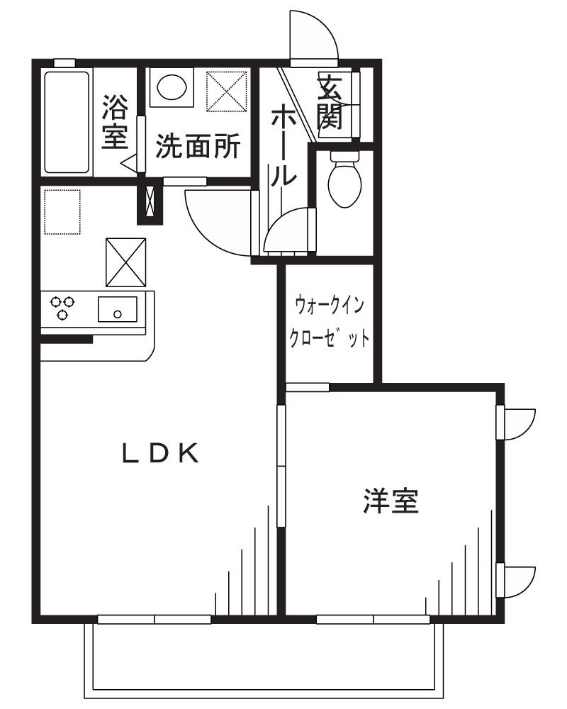 ラフィーネの間取り