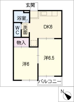 アメニティ住崎の間取り