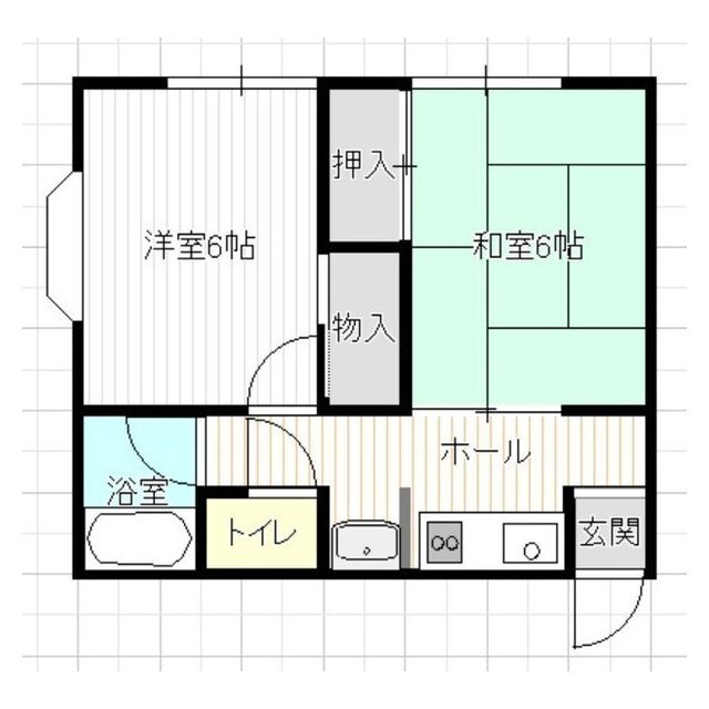 若泉コーポの間取り