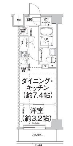 エルフォルテ東日暮里の間取り