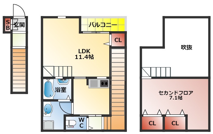 ５０ go-zeroの間取り