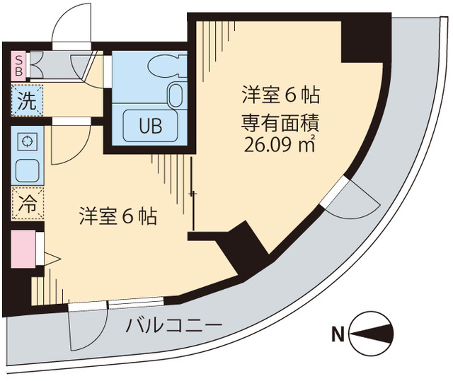 ベイステート安間の間取り