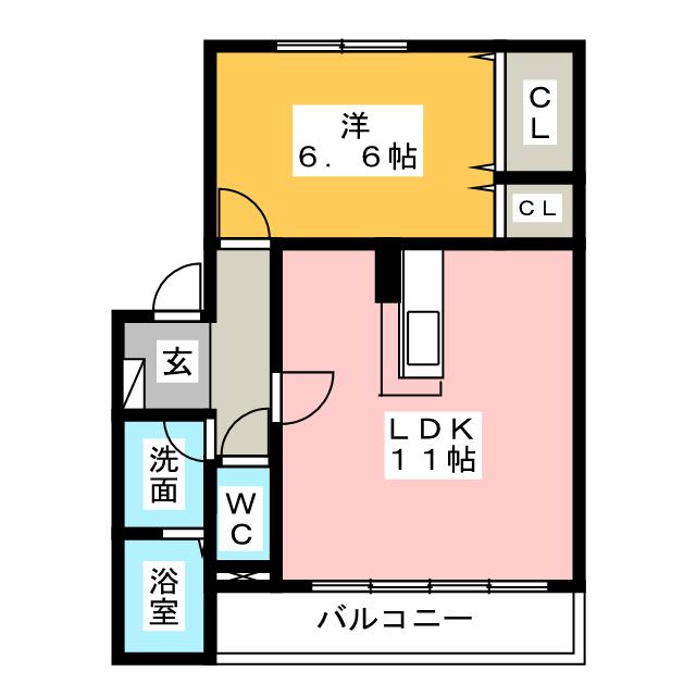 アプリコットハイツの間取り