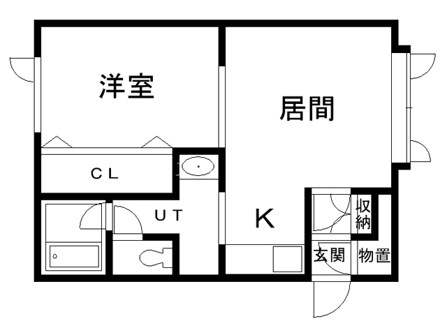 グロリアス２１Ａの間取り