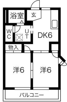 メゾン・フレグランスI棟の間取り