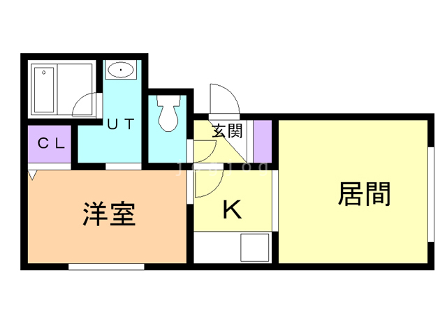 グランメール東札幌23の間取り