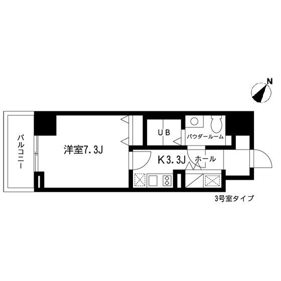 グロースメゾン新横浜の間取り