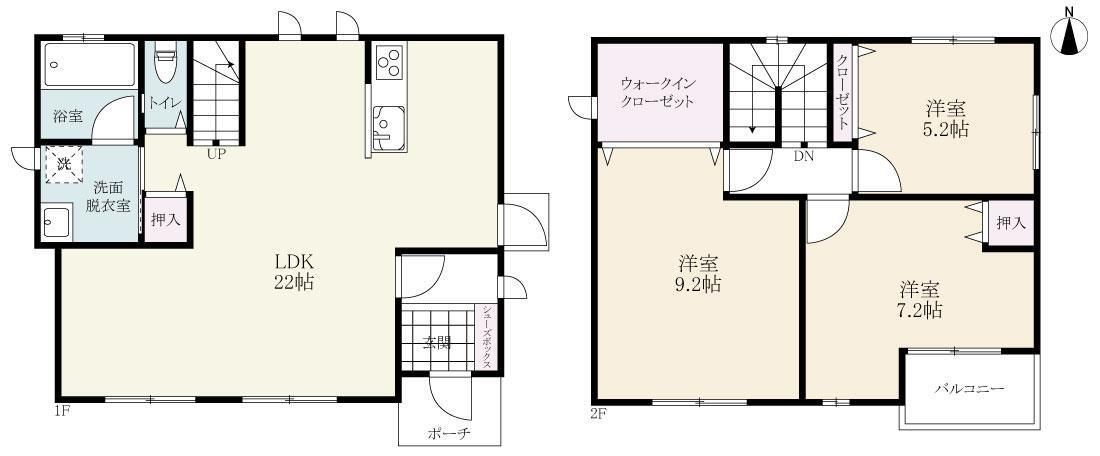 【ユニテ木原の間取り】