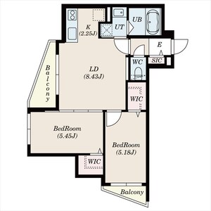 Ｓ－ＲＥＳＩＤＥＮＣＥ札幌東ａｓｔｒａｚｅの間取り