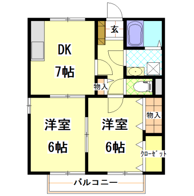 コージィウッドの間取り