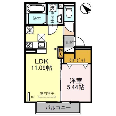 Villa松本の間取り