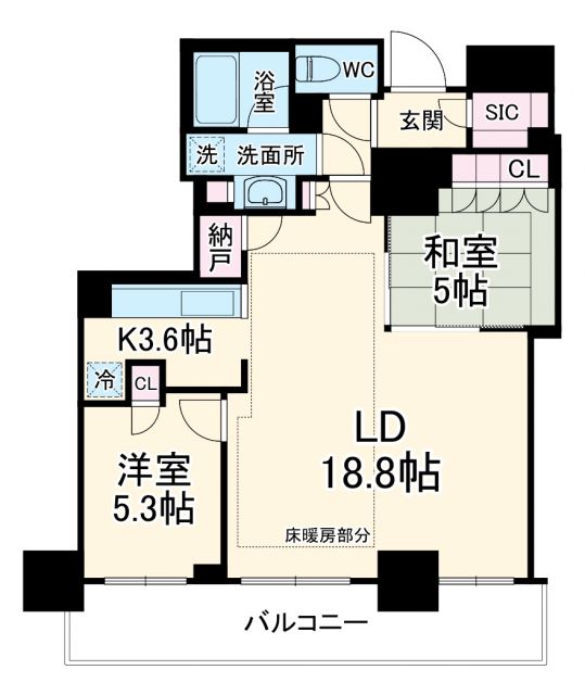 【シティタワー上尾駅前の間取り】