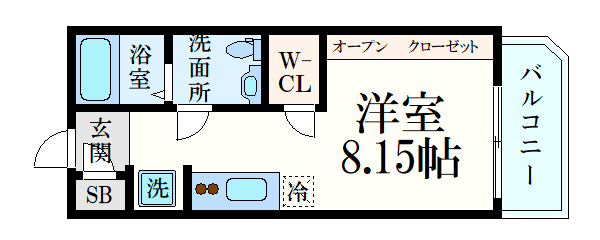 イリス草津東の間取り