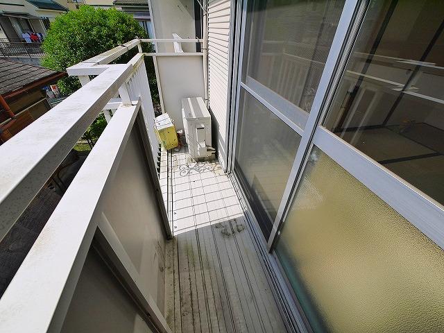 バルコニー　落ち着いた時間を過ごせるバルコニーです