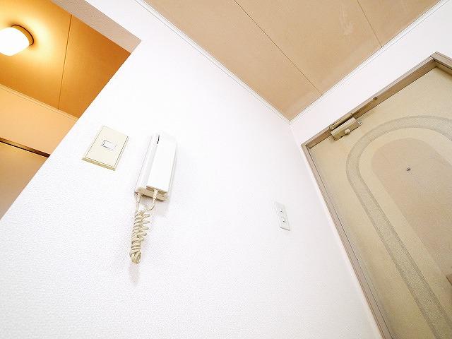 セキュリティ　インターホンです
