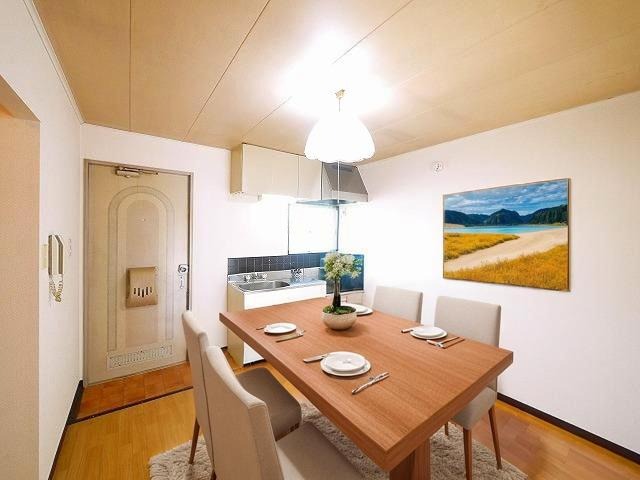 居室・リビング　CGで家具等を配置したもので家具等は含まれません