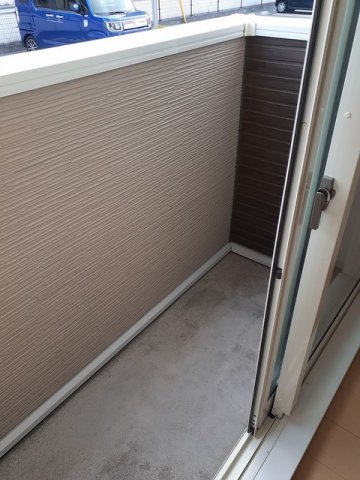 バルコニー　落ち着いた時間を過ごせるバルコニーです