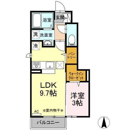 グラシアス　オー　Ｂの間取り