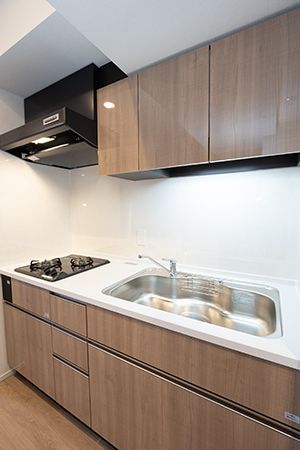 キッチン　■３口ガスコンロカウンターシステムキッチン