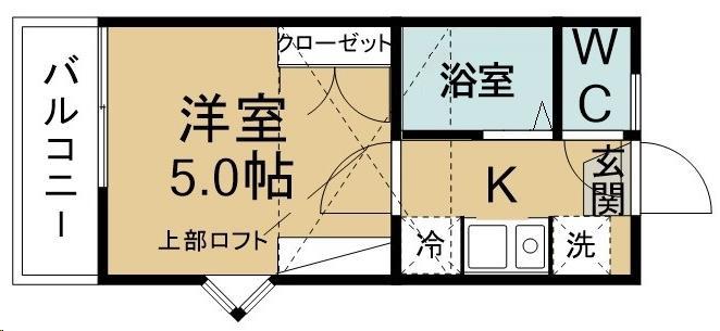 サンパレス福沢町の間取り写真