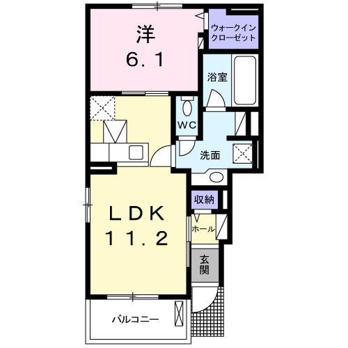 ラルーチェの間取り